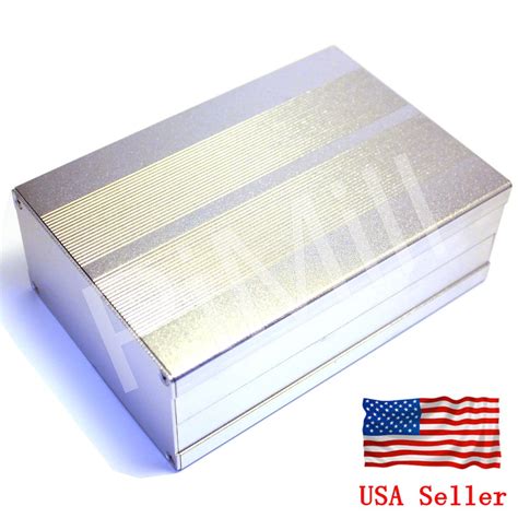 Aluminum Project Box Enclosure Case Electronic Diy 150x105x55mm Sliver