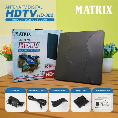 Jual Antena Indoor Antena Tv Digital Indoor Outdoor Matrix Hd