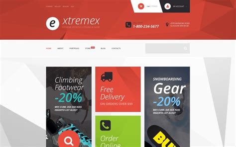 Tema Extremex WooCommerce 54052 TemplateMonster