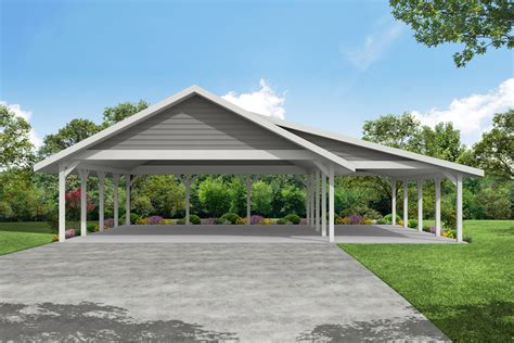 Carport Plan with Storage - Design 20-094 - Associated Designs