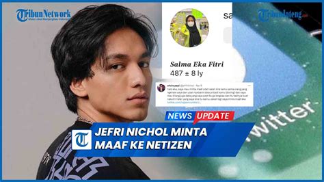 Jefri Nichol Minta Maaf Salah Sasaran Sebar Data Pribadi Netizen