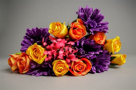 Just Because Luxury Artificial Flower Bouquets Blueberry Street Flowers