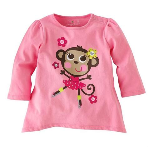 2019 Wholesale Jumping Beans Girls Long Sleevet Shirts Caters Kids