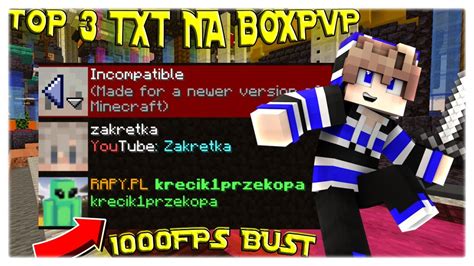 TOP 3 TXT NA BOXPVP RAPY PL 1000FPS BUST 200DO SKILA YouTube