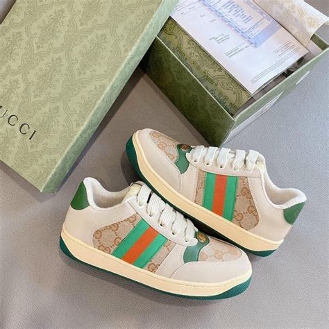 Gi Y Th Thao Gc S N T Ng Nam N Gi Y Sneaker Gucci Xanh Hot Hit B N Chu N D Ph I