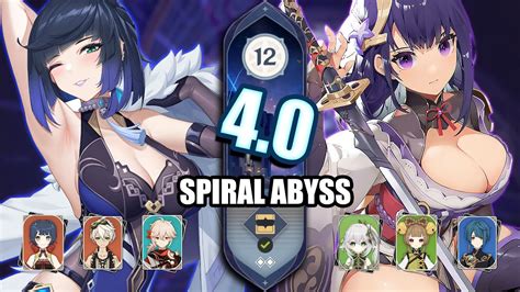 Spiral Abyss C Yelan National C Raiden Aggravating Spread