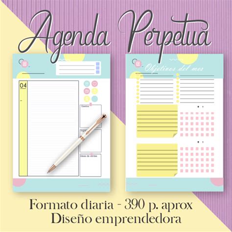 Agenda Emprendedora PERPETUA Crear Y Emprender