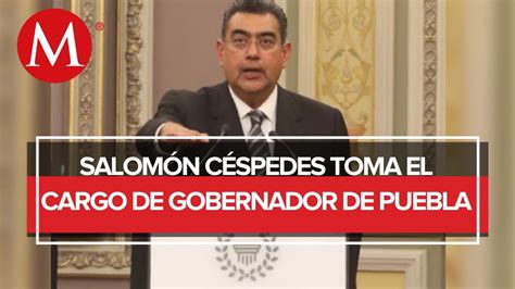 Sergio Salom N C Spedes Rinde Protesta Como Gobernador Sustituto De