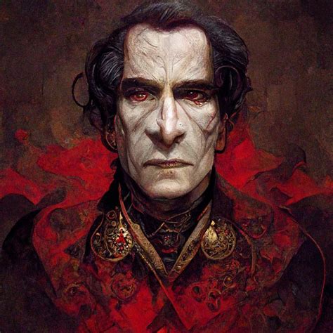 [OC] [ART] I asked an AI what Strahd looks like, thought I'd share my ...