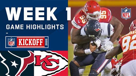 Texans Vs Chiefs Week 1 Highlights Nfl 2020 Youtube