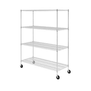 HDX 5 Tier Commercial Grade Heavy Duty Steel Wire Shelving Unit In