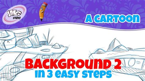 how to draw a cartoon background | Cartoon background, A cartoon, Cartoon