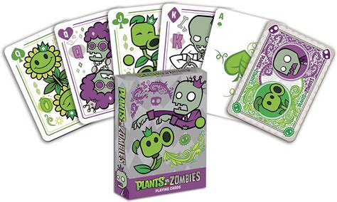 Plants Vs Zombies Playing Cards Standard Playing Card Decks Amazon