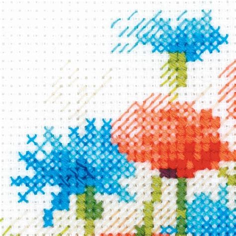 Bouquet With Cornflowers Cross Stitch Kit Code Riolis Buy