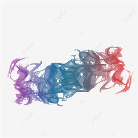 Abstract Colorful Rainbow Cloud Fog Smoke Cloud Fog Smoke Png