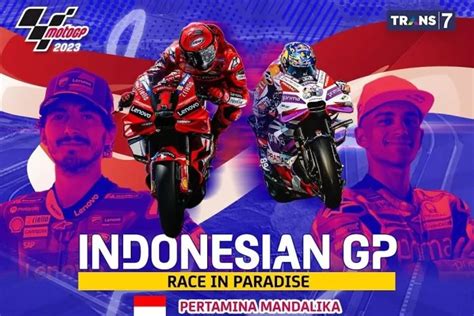 Link Live Streaming Motogp Mandalika Race Utama Hari Ini Jadwal