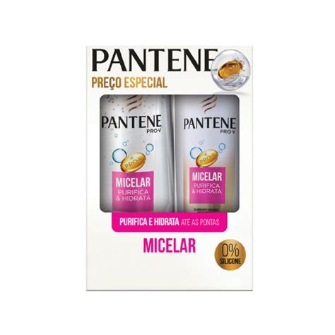 Kit Pantene Micelar Shampoo Ml Condicionador Ml