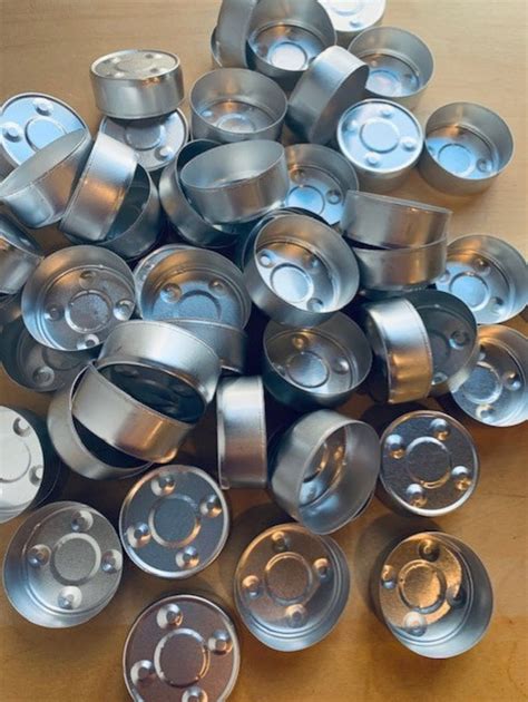 Metal Tealight Cups 250 Aluminum Tea Light Containers With Etsy