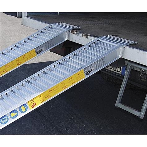 Straight 3m H/duty Aluminium Loading Ramps - C115.30.360, 1 pair (3,000kg)