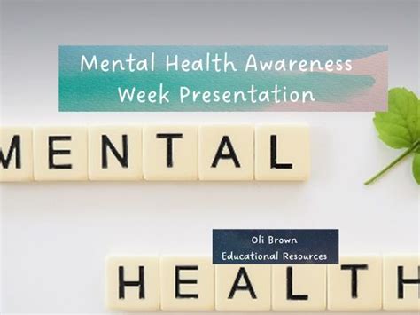 Mental Health Awareness Week | Teaching Resources