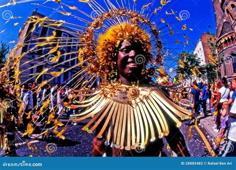 Carnevale Di Notting Hill A Londra Regno Unito Fotografia Stock