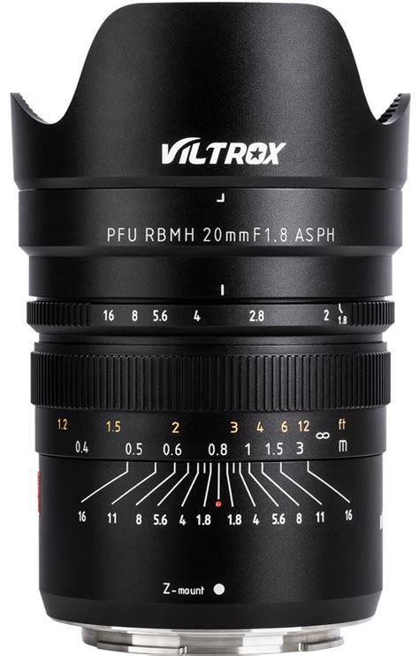 Viltrox Z 20mm F1 8 MF Nikon Z Mount Viltrox Objektive Fotogena