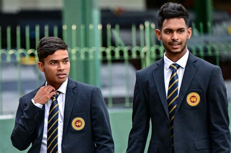 Sri Lanka S Players Strike A Pose Before Heading To The Usa And The Caribbean For The T20 World