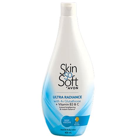 Skin So Soft 400ml Ultra Radiance With 4x Glutathione Vitamin B3 And C