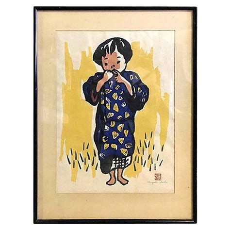 Set Three Kiyoshi Saito Wood Block Prints At Stdibs