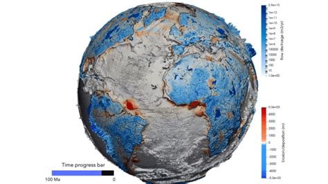 Most Detailed Geological Model Of The Earths Surface Over The Past 100 Million Years