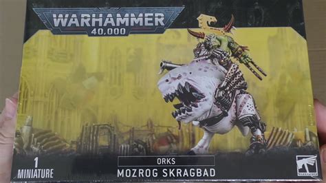 Orks Mozrog Skragbad Unboxing Wh K Youtube