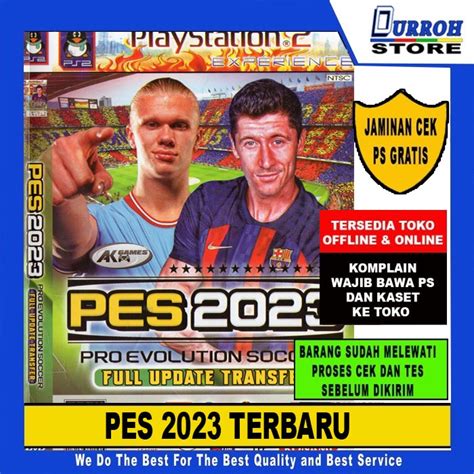 Jual Kaset PS 2 Playstation 2 PES TERBARU PRO EVOLUTION SOCCER