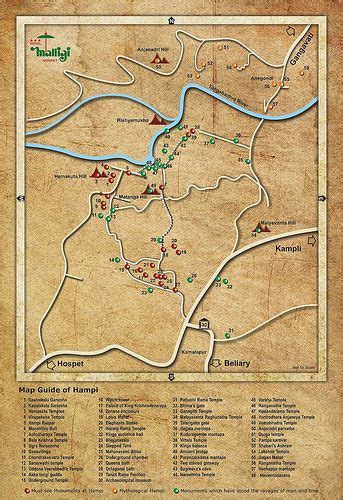 Hampi Tourist Map