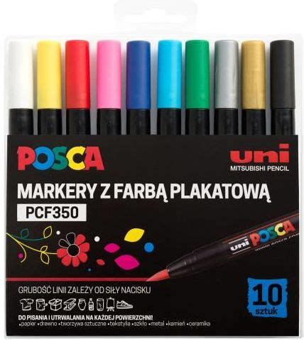 Zestaw Marker W Z Farb Plakatow Uni Posca Pcf P Dzelkowy Op