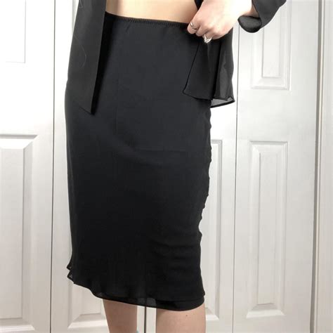 Banana Republic Women S Black Skirt Depop