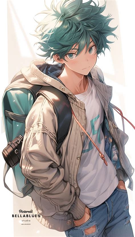 Fashionably Relaxed Unveil The Casual Style Of Izuku Midoriya In This