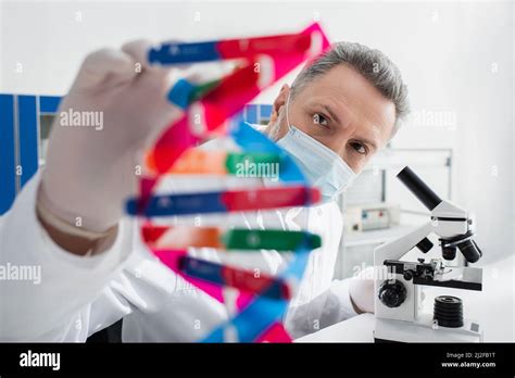 Dna Model Microscope Hi Res Stock Photography And Images Alamy