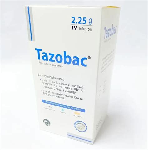 Tazobac Aci Limited Online Pharmacy Ordering Medicines Online In