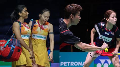 All England Pearly Thinaah Soon Huat Shevon Mara Ke Pusingan Kedua TVS