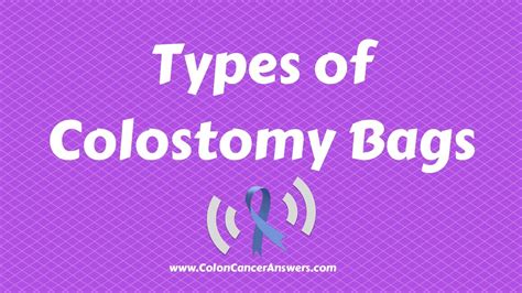 What Are The Different Types Of Colostomy Bags | SEMA Data Co-op