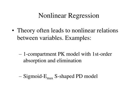 Ppt Logistic And Nonlinear Regression Powerpoint Presentation Free