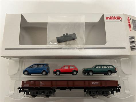 M Rklin Niederbordwagen Beladen Mit Modellautos Kaufen