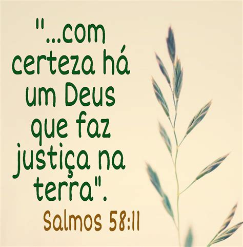 Palavra Eficaz Justiça de Deus Salmos 58