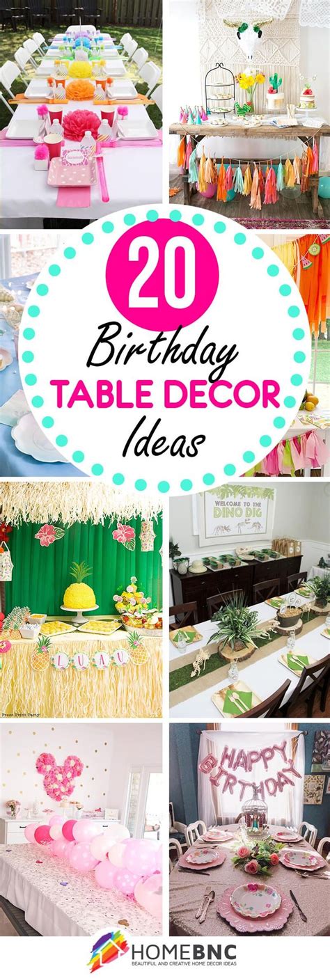 20 of the Best Birthday Table Decoration Ideas for 2024