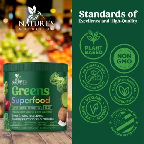 Organic Super Greens Powder Superfood Organic Greens Superfood Mix