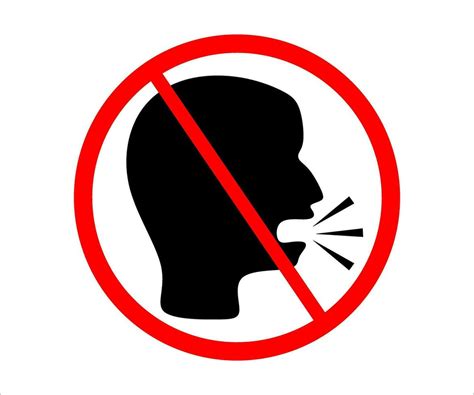 Do Not Make Noise Sign Vector 31716185 Vector Art At Vecteezy