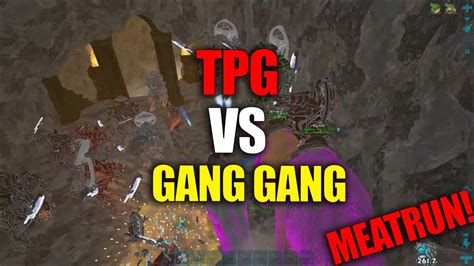 MEATRUNNING GANG GANGs Mek Party On 2 Servers Defending TPG ARK