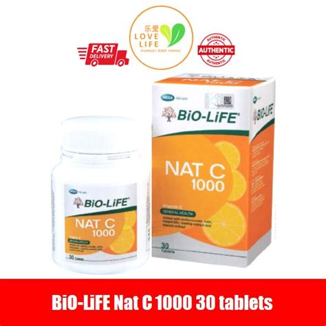 Offer Bio Life Nat C 1000 30 150 Tablets Vitamin C Supplement Immune