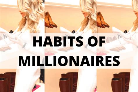 Habits Of Millionaires That Make Them Successful Every Day The