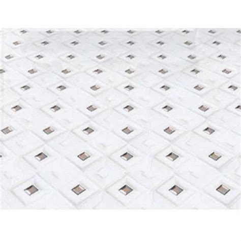 White Matt 3d 46 Digital Hd Porcelain Floor Tiles 600x600 Mm